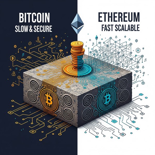 비트코인과 이더리움의 차이점