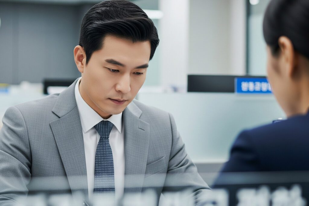 종부세 합산배제 신청을 하러 온 남성 (가상이미지)